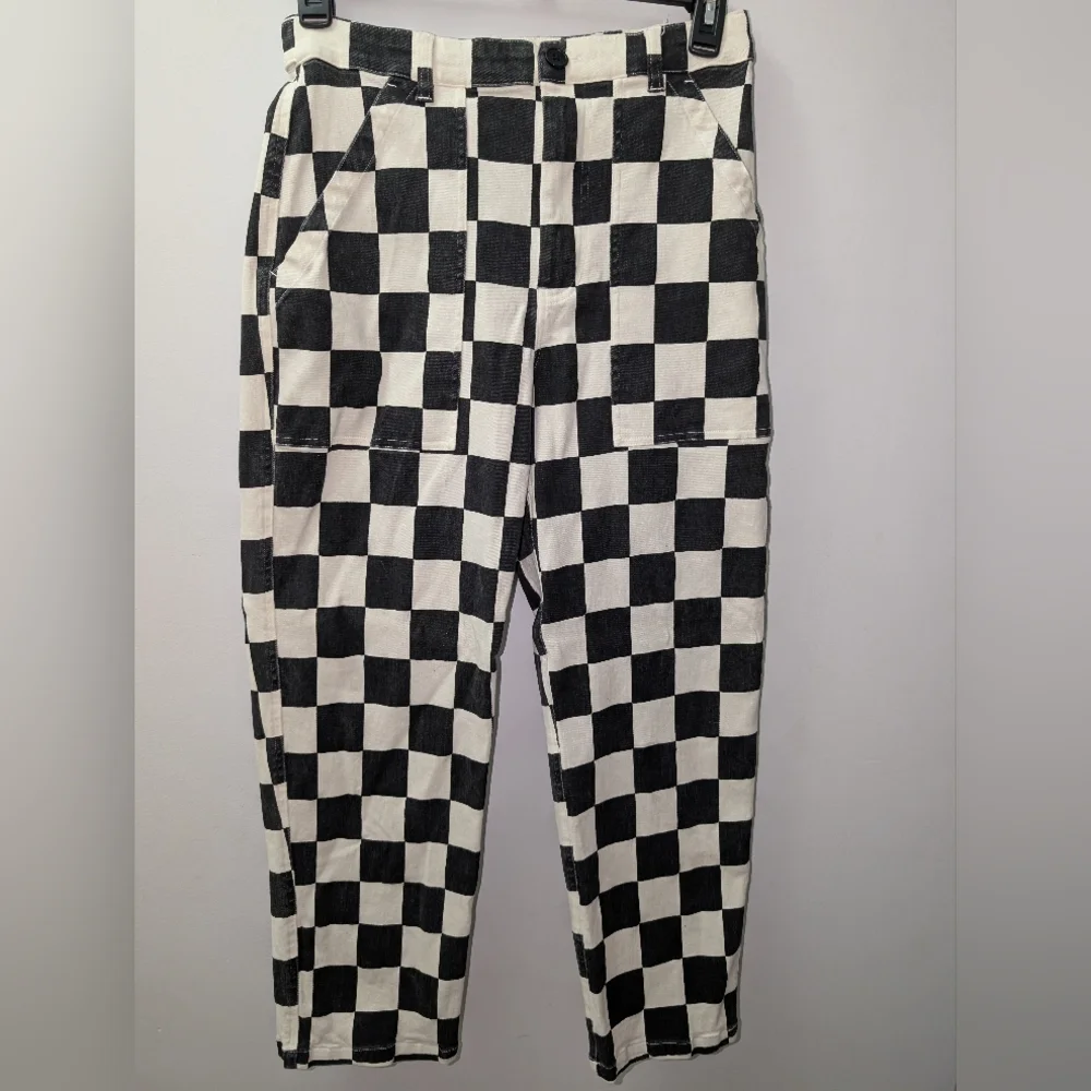 P&Co 304 SERVICE FATIGUE CHECKERBOARD PANTS ***US 6/8 UK 12!!!*** - Picture 3 of 6